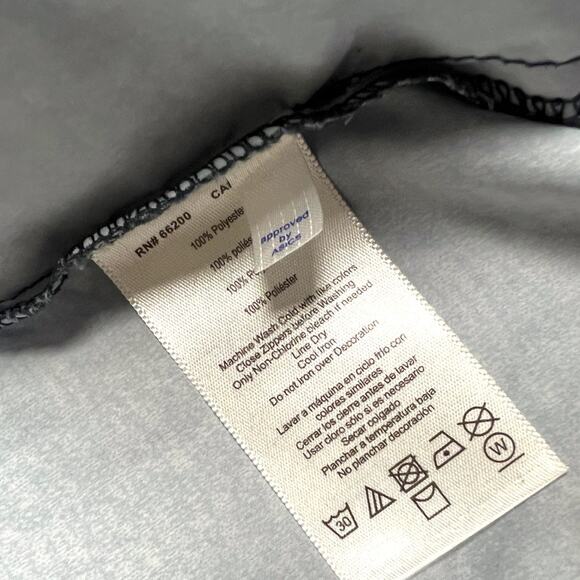 Asics Running Jacket Grey Long‎ Sleeve Full Zip Hooded Activewear Lightweight - Picture 7 of 10